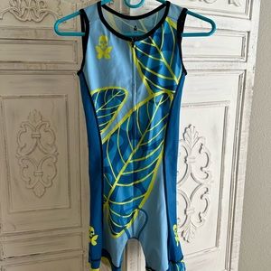 Betty Designs tropical tri suit